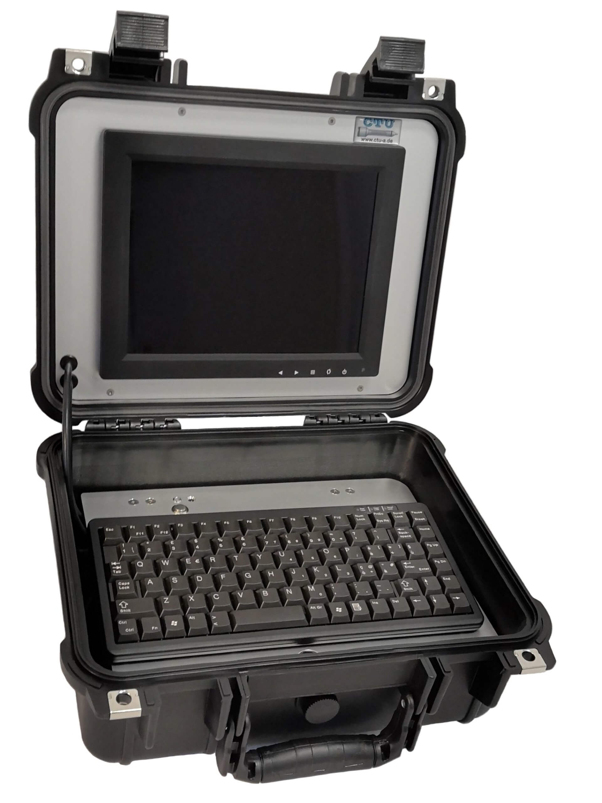 10" LCD im Koffer mit DVR, Tastatur für Kanalkamera, Rohrkamera, CTU, M.103